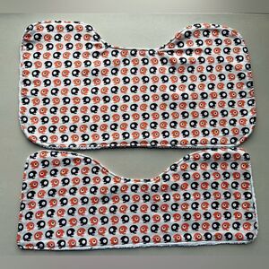 🌟B1G1 free Handmade football helmet Burp cloth set